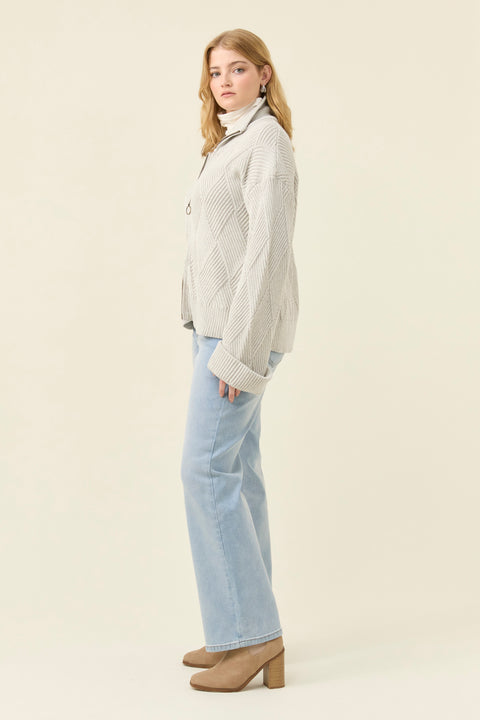 Sadie Zip Jumper - Willow Collective Mudgee