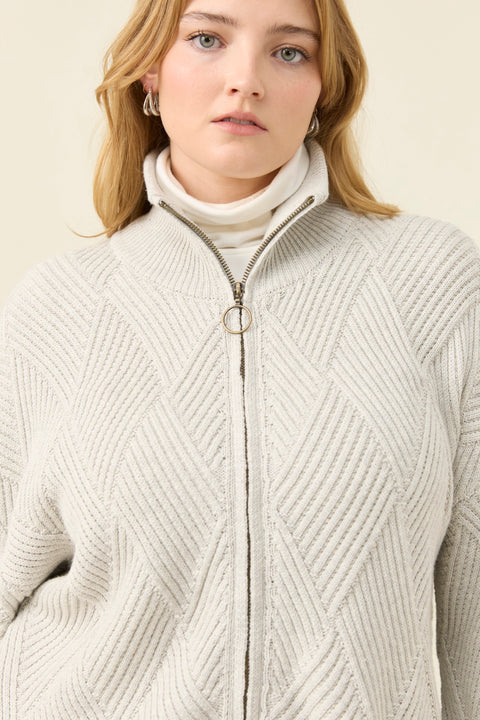 Sadie Zip Jumper - Willow Collective Mudgee