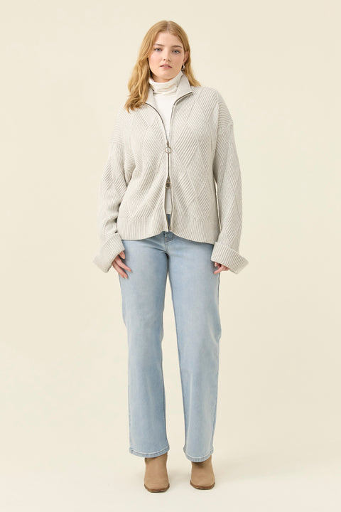 Sadie Zip Jumper - Willow Collective Mudgee