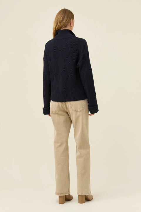 Sadie Zip Jumper - Willow Collective Mudgee