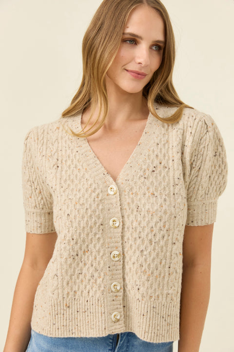 Mckenna Short Sleeve Cardigan - Willow Collective Mudgee