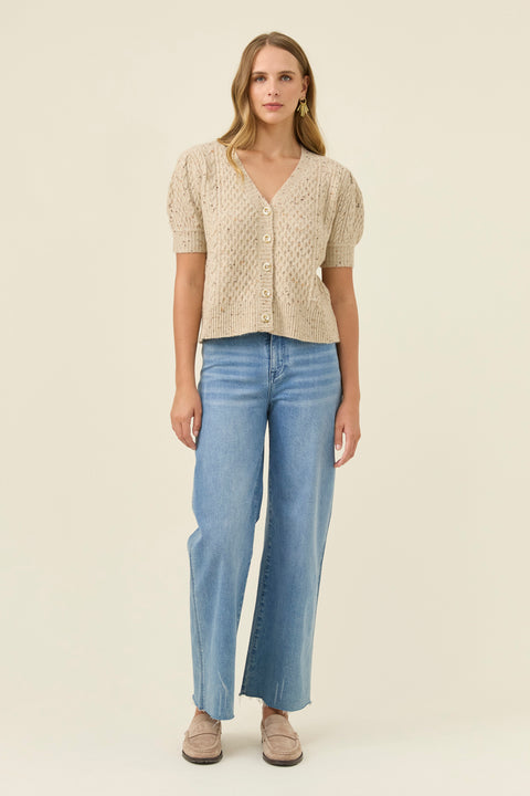 Mckenna Short Sleeve Cardigan - Willow Collective Mudgee