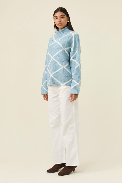 Mckenna Diamond Jumper - Willow Collective Mudgee