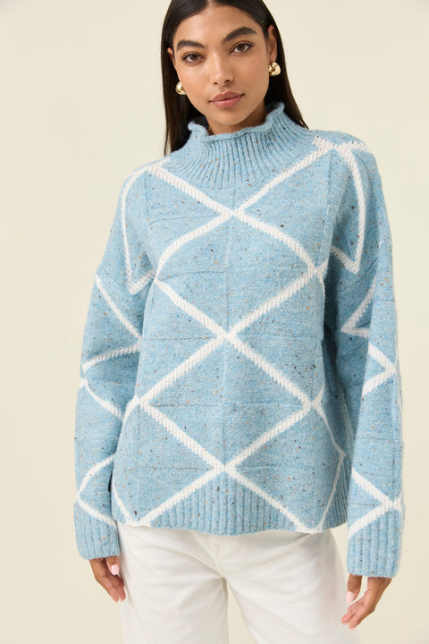 Mckenna Diamond Jumper - Willow Collective Mudgee