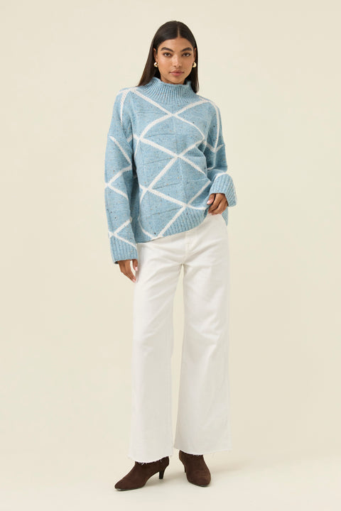 Mckenna Diamond Jumper - Willow Collective Mudgee