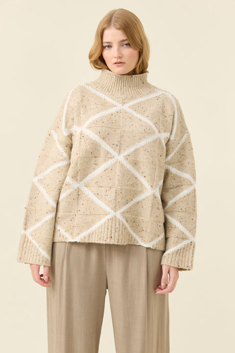 Mckenna Diamond Jumper - Willow Collective Mudgee