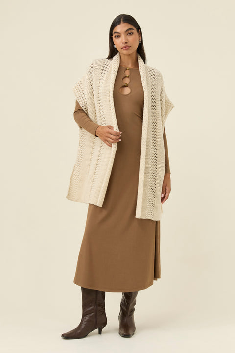 Luna Relaxed Knit Vest - Willow Collective Mudgee