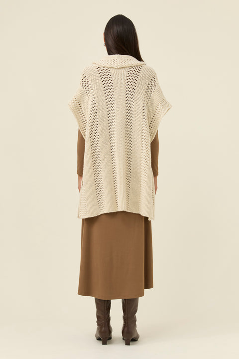 Luna Relaxed Knit Vest - Willow Collective Mudgee