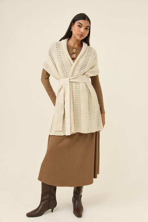 Luna Relaxed Knit Vest - Willow Collective Mudgee