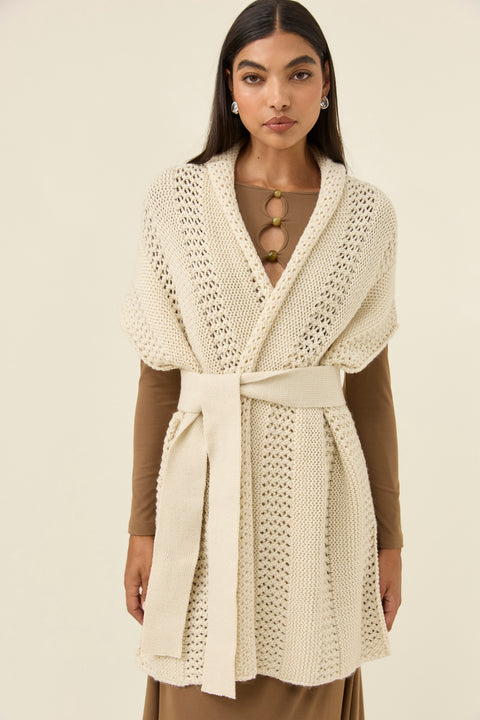 Luna Relaxed Knit Vest - Willow Collective Mudgee