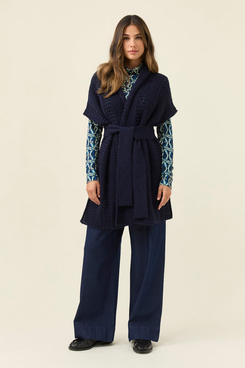 Luna Relaxed Knit Vest - Willow Collective Mudgee