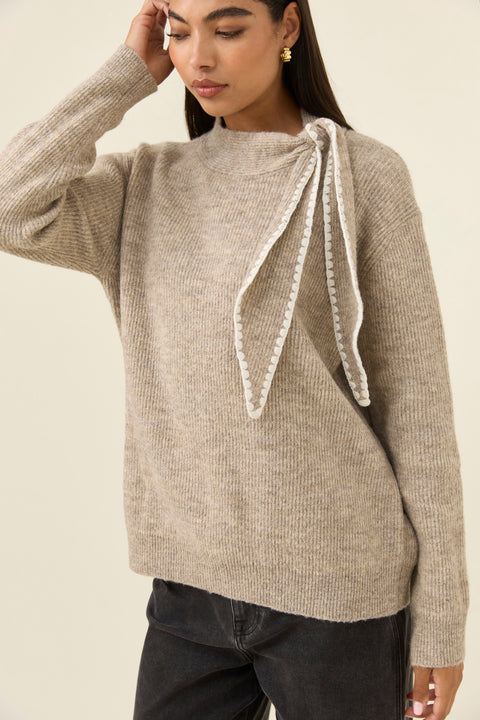 Athena Scarf Jumper - Willow Collective Mudgee