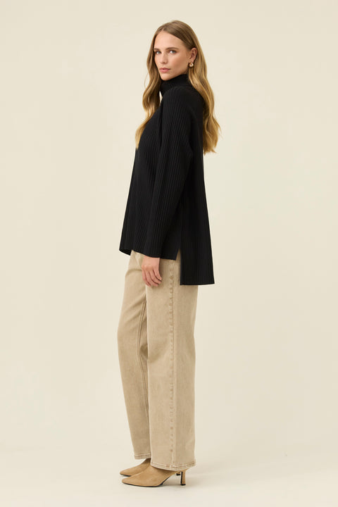 Juno Relaxed Roll Neck Jumper - Willow Collective Mudgee