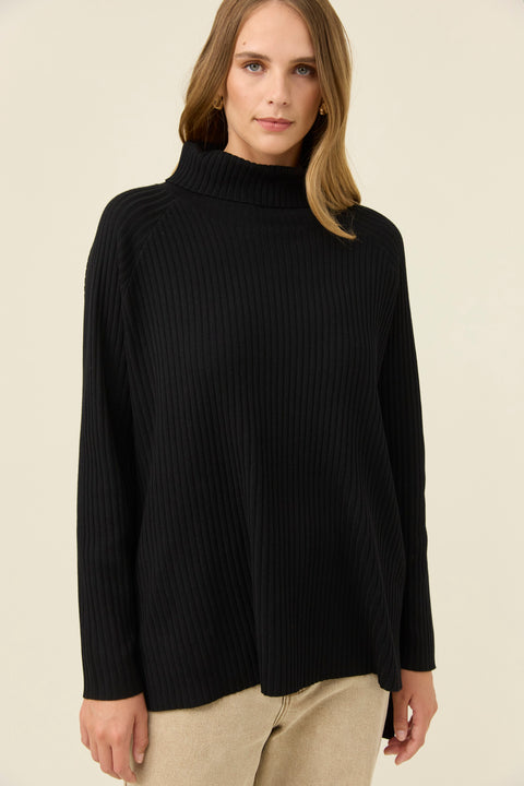 Juno Relaxed Roll Neck Jumper - Willow Collective Mudgee
