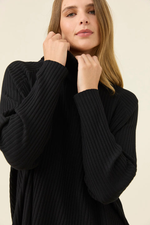 Juno Relaxed Roll Neck Jumper - Willow Collective Mudgee