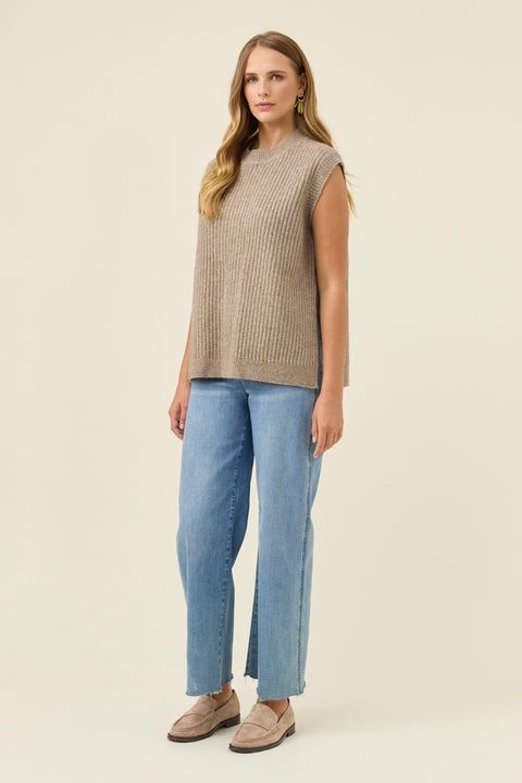 Miru Crew Knit Vest - Willow Collective Mudgee