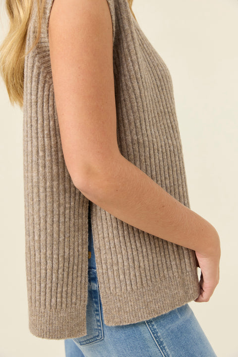Miru Crew Knit Vest - Willow Collective Mudgee