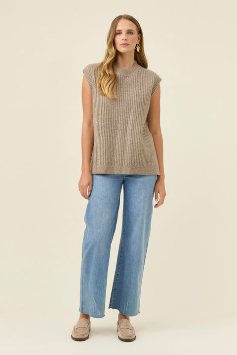 Miru Crew Knit Vest - Willow Collective Mudgee