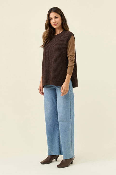 Miru Crew Knit Vest - Willow Collective Mudgee