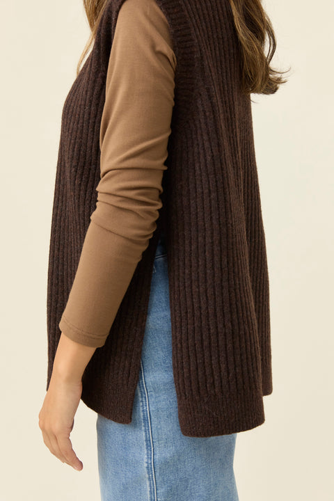 Miru Crew Knit Vest - Willow Collective Mudgee