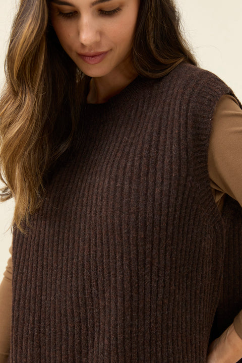 Miru Crew Knit Vest - Willow Collective Mudgee