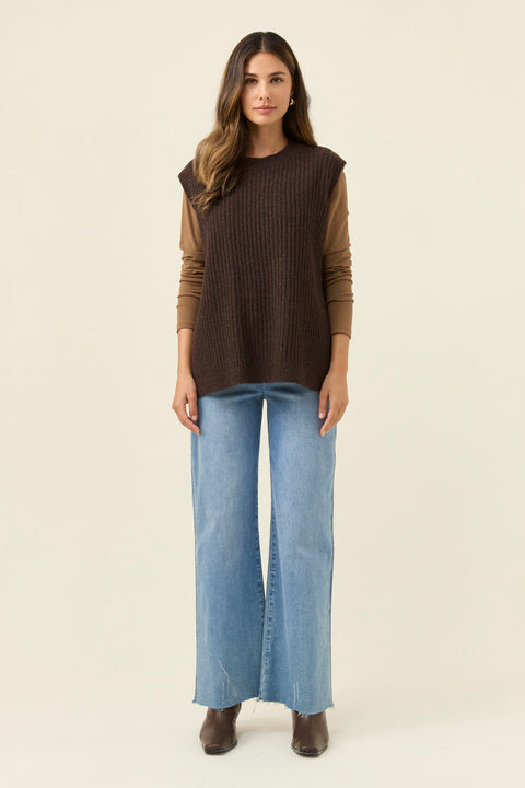 Miru Crew Knit Vest - Willow Collective Mudgee