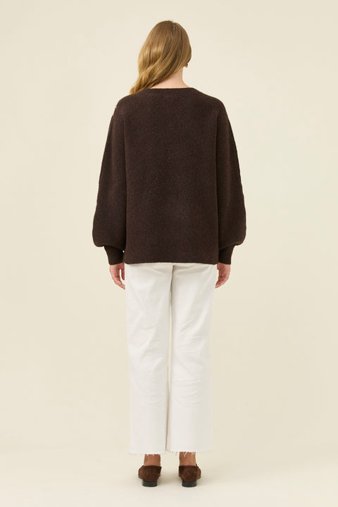 Miru Stitch Flower Jumper - Willow Collective Mudgee