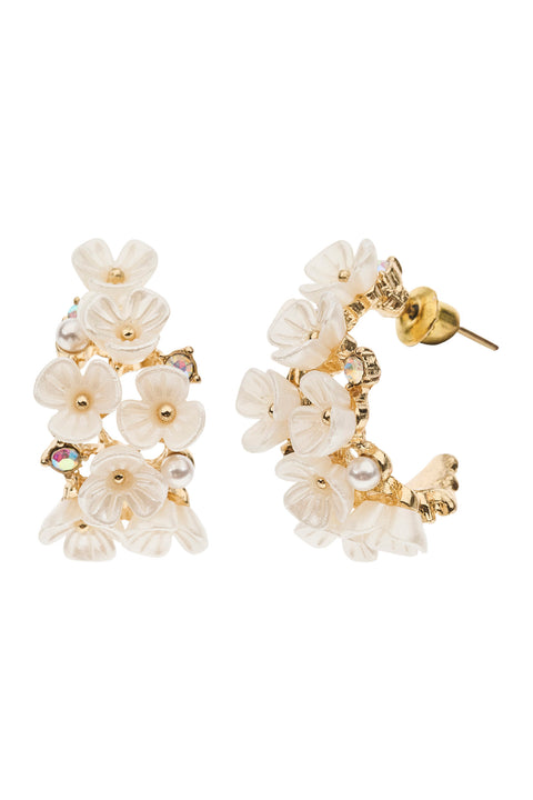 Navi Flower Earring - Willow Collective Mudgee