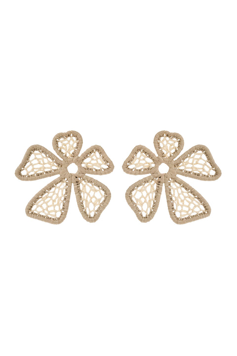 Della Woven Earring - Willow Collective Mudgee