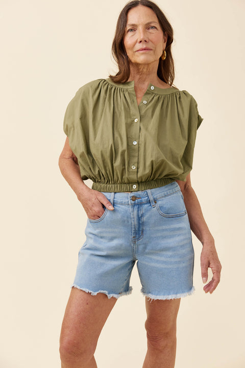 Rosa Reversible Crop Top