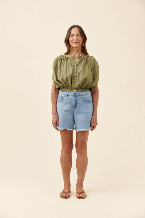 Rosa Reversible Crop Top