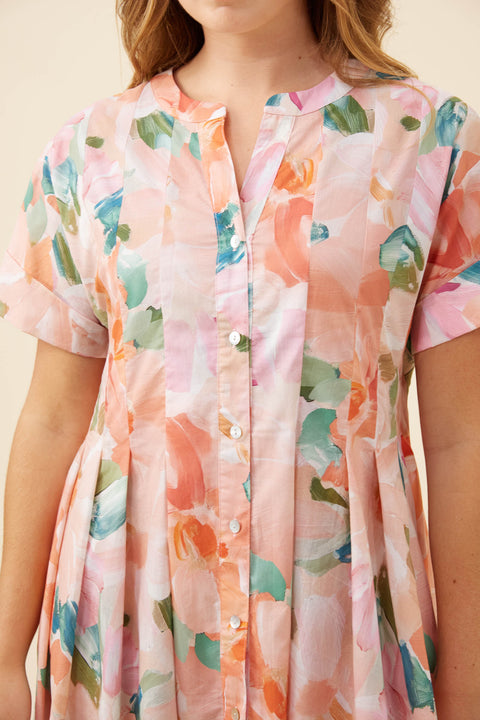 Rosa Pleat Dress