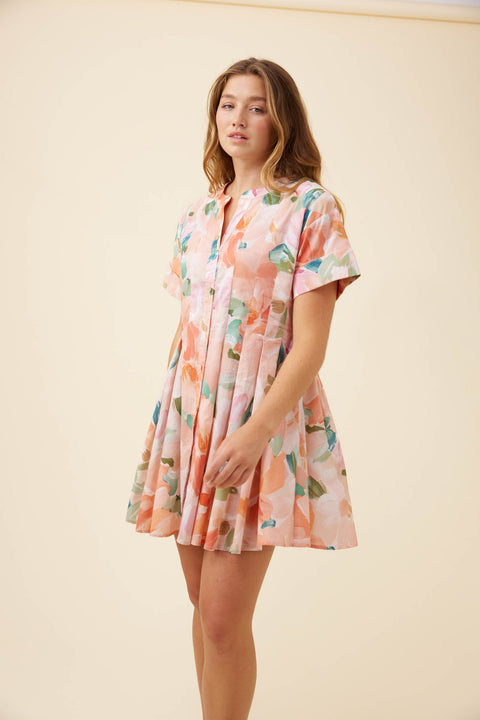 Rosa Pleat Dress