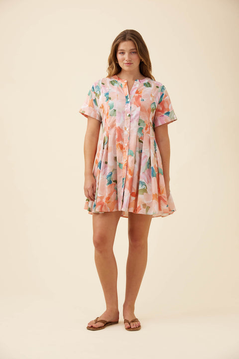 Rosa Pleat Dress