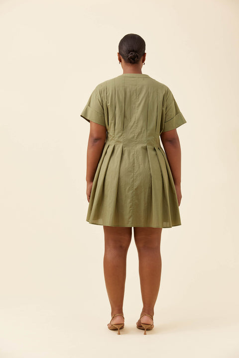 Rosa Pleat Dress