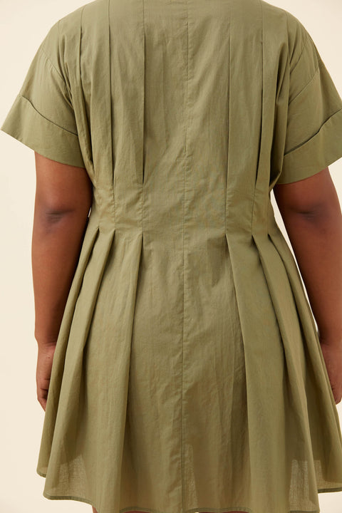 Rosa Pleat Dress