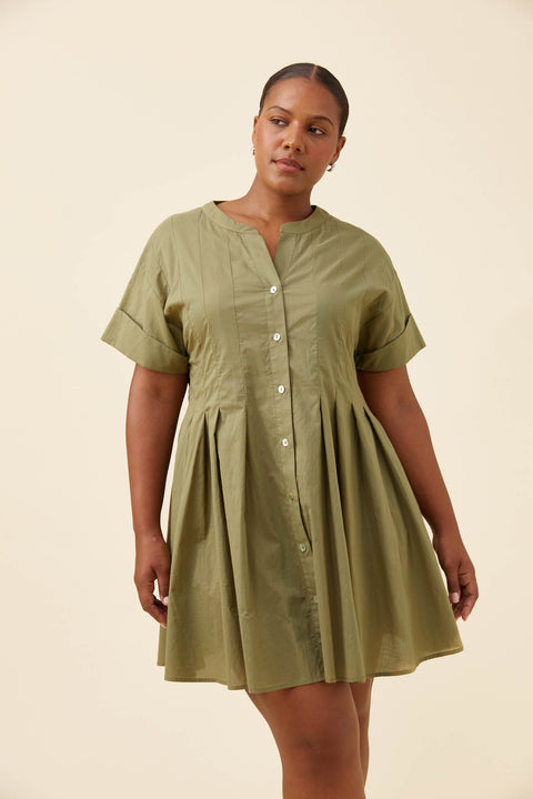 Rosa Pleat Dress