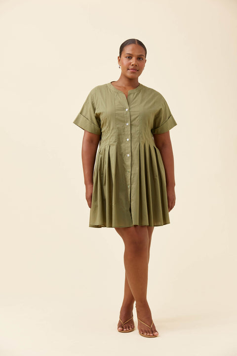 Rosa Pleat Dress
