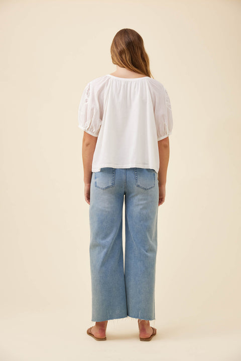 Frances Button Top