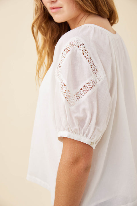 Frances Button Top