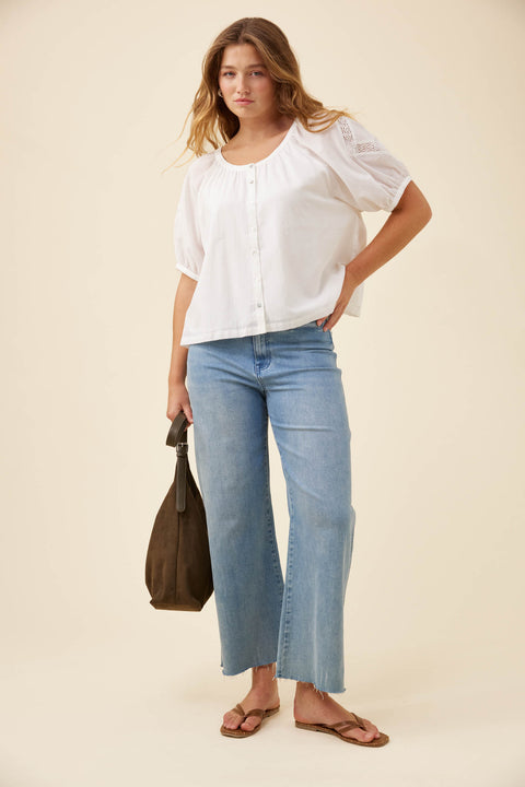 Frances Button Top