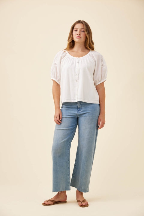 Frances Button Top