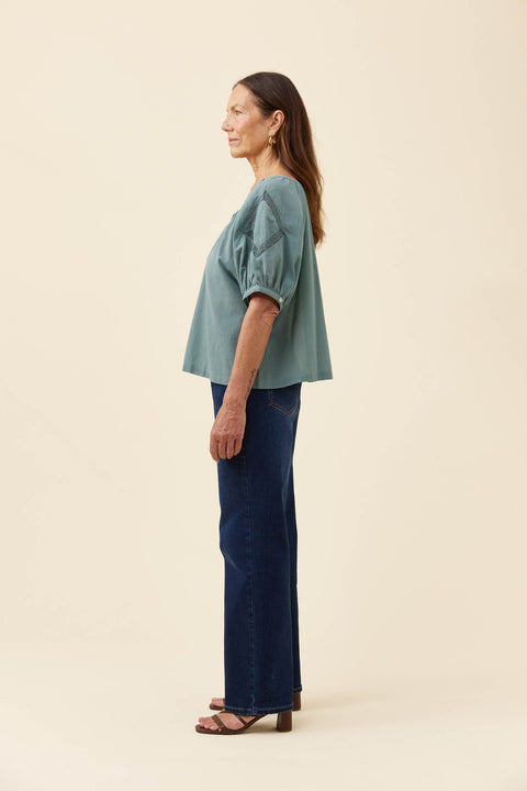 Frances Button Top