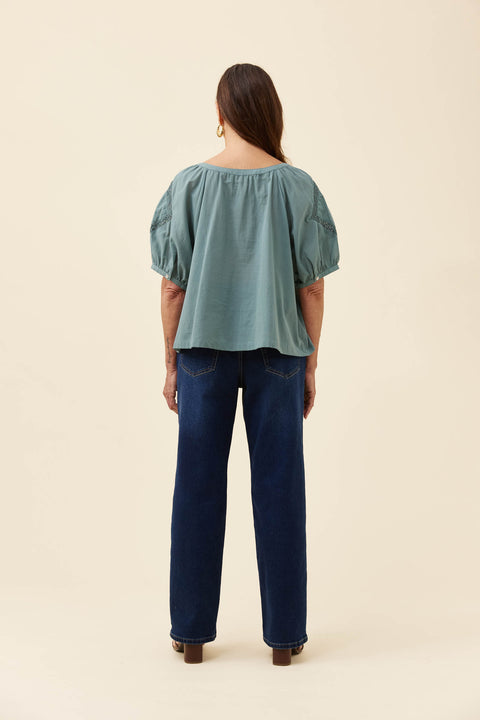 Frances Button Top