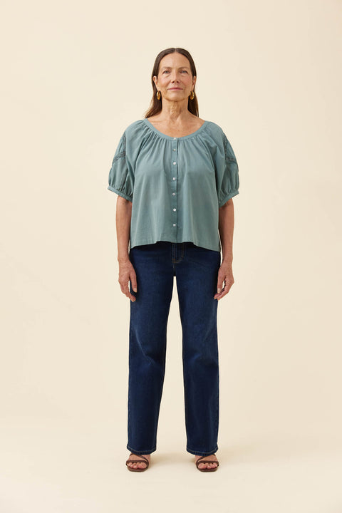 Frances Button Top