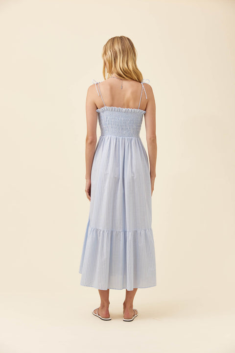 Lyndell Shirred Maxi Dress - Willow Collective Mudgee
