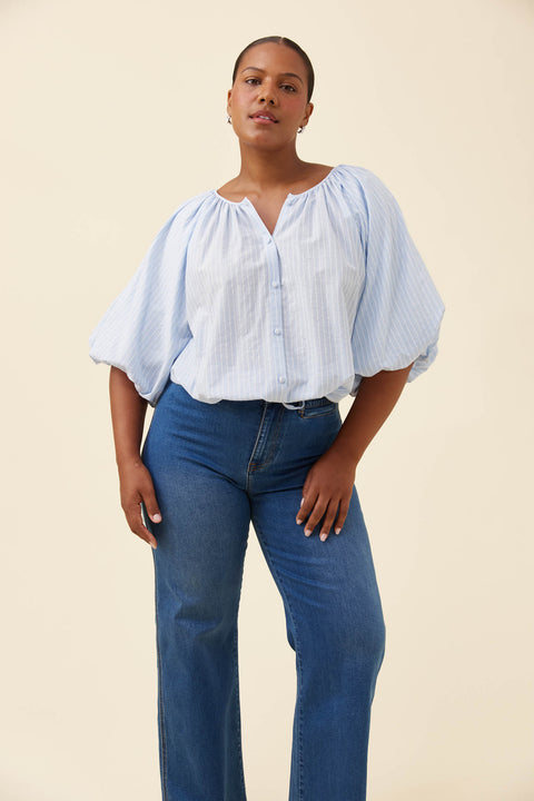 Lyndell Drawstring Top - Willow Collective Mudgee