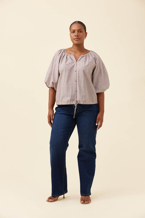 Lyndell Drawstring Top - Willow Collective Mudgee