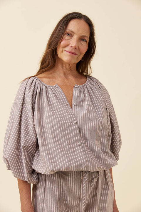 Lyndell Drawstring Top - Willow Collective Mudgee
