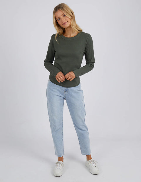 Scoop L/S Rib